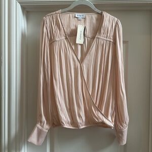 NWT Evereve Roan Ryan Olivia Pink 3/4 sleeve top, Small